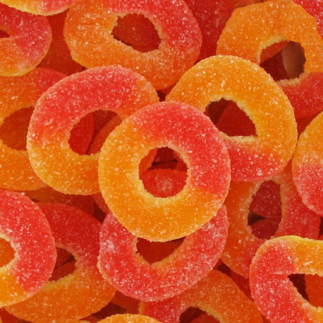 Anneaux Pêches acides - 1kg