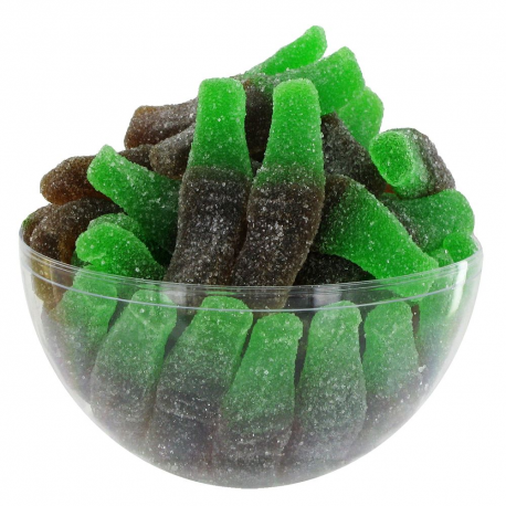 Bouteilles cola (marron/vert) sucré - 1kg