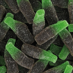 Bouteilles cola (marron/vert) sucré - 1kg