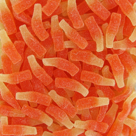 Bouteilles soda orange sucrées - 1kg