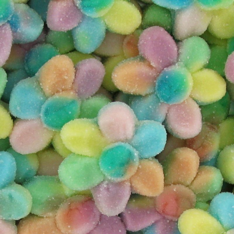 Fleurs multicolore sucrées - sachet de 65