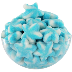 Etoiles Twist sucrée bleue - 1kg