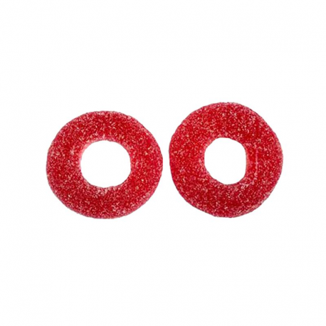 Anneaux fraises acides - 1kg