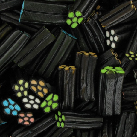 Barillets à la réglisse fourrés - 1kg SUPER PRIX