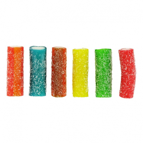 Bâtons minis câbles sucrés acides assortis - 1kg