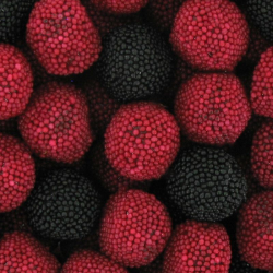 Mûres et framboises perlées (rouges et noires) - 1kg