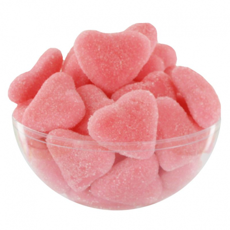 Coeurs roses sucrés - 1kg