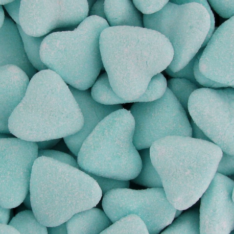 Coeurs bleus sucrés - 1kg