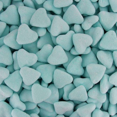 Coeurs bleus sucrés - 1kg