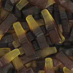 Bouteilles cola gélifiées lisses - 1kg