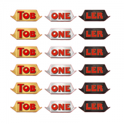 Toblerone Tiny environ 113 mini bouchées - tubo de 904g