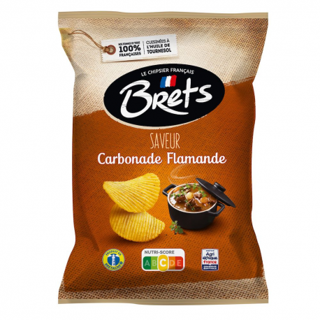 Chips Brets saveur carbonade flamande 125g - 10 paquets