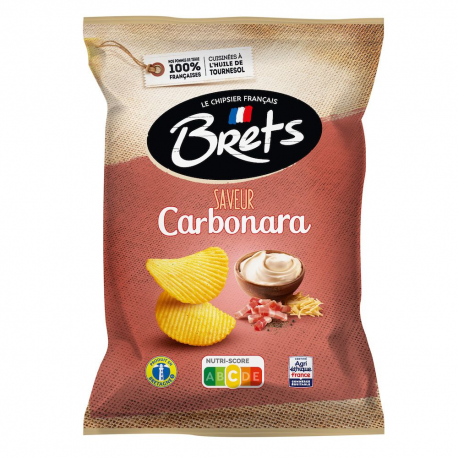 Chips Brets saveur Carbonara 125g - 10 paquets