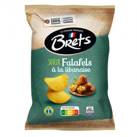Chips Brets saveur Falafels à la Libanaise 125g - 10 paquets