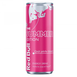 ~Red Bull Pêche blanche Summer Edition 25cl - 24 boîtes
