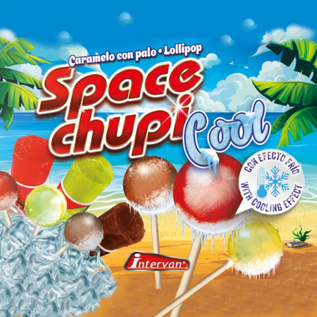 Sucettes Space chupi cool - tubo de 150