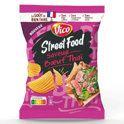 Chips Street Food Boeuf Thai 120g - 10 paquets