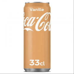 Coca cola vanille boîtes 33cl - 24 canettes