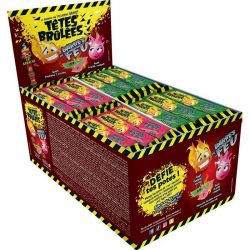Têtes Brûlées barres de feu (pomme cerise) - boîte de 150