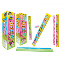 Sour chews gum 30cm Johny Bee - boîte de 24