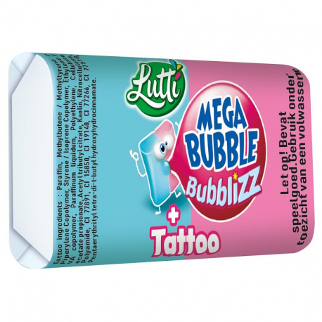 Lutti Méga Bubble bubblizz 85g - carton de 20 sachets