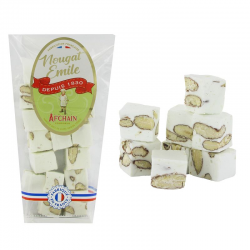 Nougats tendres aux amandes et vanille - sachet de 125g