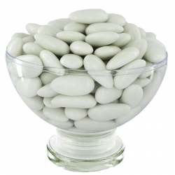 Dragées Alsace (43% amande) BLANC brillant - 1kg