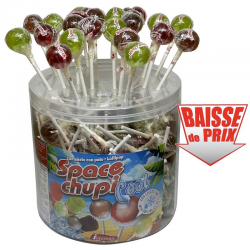 Sucettes Space chupi cool - tubo de 150