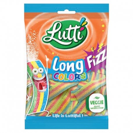 Lutti Long fizz Colors 100g - 14 sachets