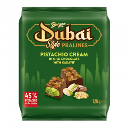 PRECOMMANDE Pralines Dubai style à la crème pistache - sachet de 120g