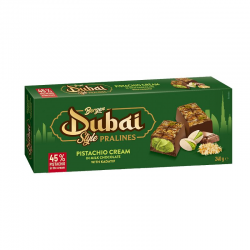 Pralines Dubai style à la crème pistache - boîte de 240g