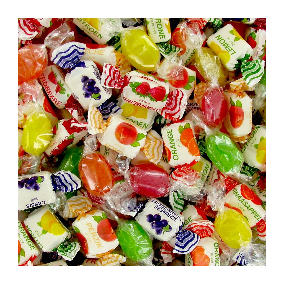 Bonbons fruits mix - sachet de 4kg