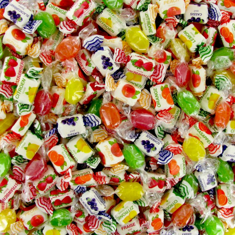 Bonbons fruits mix - sachet de 4kg