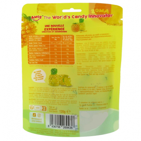 Fruits 4D Ananas 120g - carton de 12 sachets