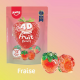 Fruits 4D Fraise 120g - carton de 12 sachets