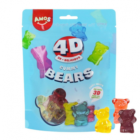 Kids 4D Bears Oursons 120g - carton de 12 sachets