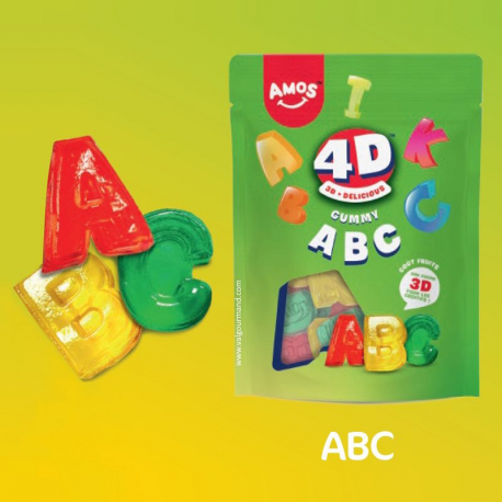 Kids 4D ABC Lettres 120g - carton de 12 sachets