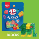 Kids 4D Blocks Briques 140g - carton de 12 sachets