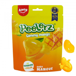 Peelerz Mangue bonbons à peler 120g - carton de 12 sachets