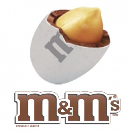 M&M's Peanut Blanc (White) -1kg