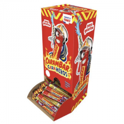 Carambar Carahéros - Boîte de 180 pièces assorties (cola, citron, caramel)