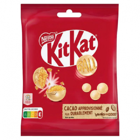 Kit Kat ball White sachet de 100g - carton de 14