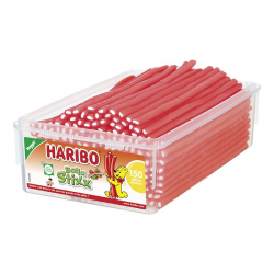 Balla Stixx Fraise HARIBO - tubo de 150