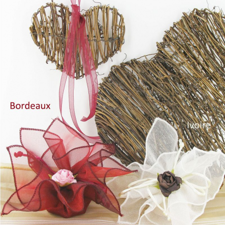 Sacs tulipe BORDEAUX -10 pièces