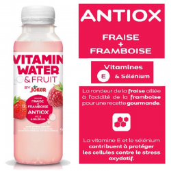 Vitamin Water & Fruit Fraise Framboise PET 50cl - les 6