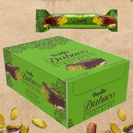 Chocolats de Dubaï barres 35g - boîte de 24