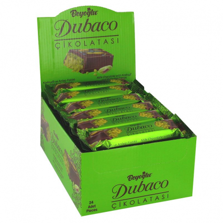 Chocolats de Dubaï barres 35g - boîte de 24