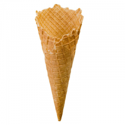Cornets à glace Super Cône taille ø: 63 mm (2 à 3 boules adultes) - carton de 120