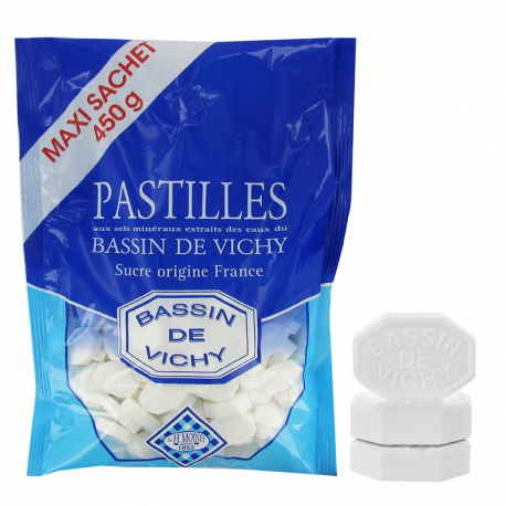 Pastilles de Vichy authentiques Menthe - sachet de 450g