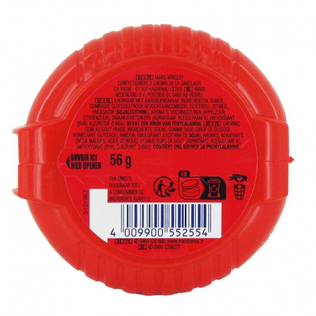 Hubba Bubba méga long Fraise 56g - 12 boîtes rouleaux